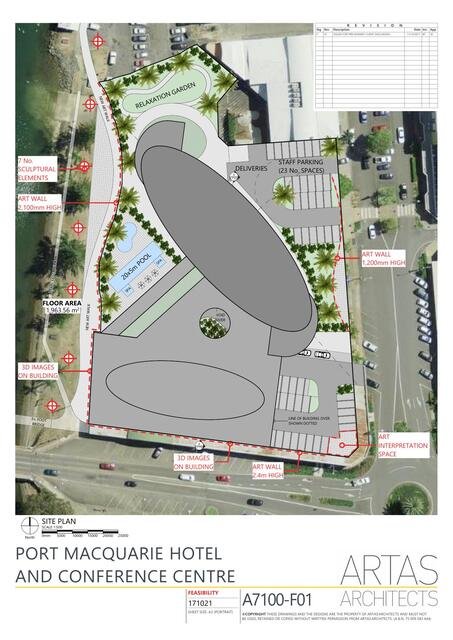 Port Macquarie Hotel & Conference Centre Site Plan