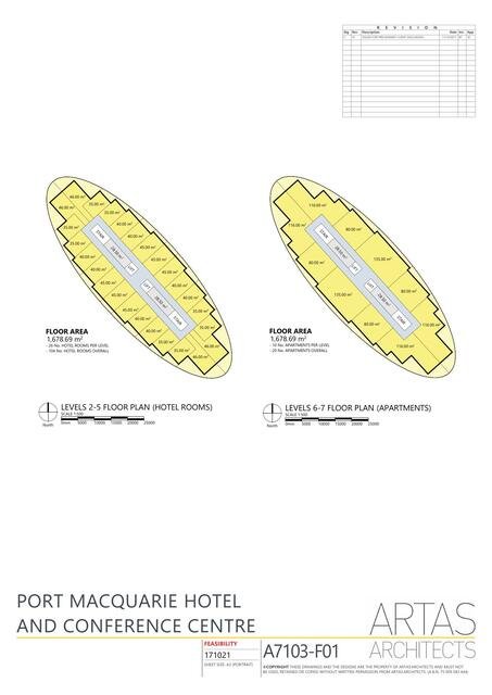 Port Macquarie Hotel & Conference Centre Hotel & Apartment Floor Plans